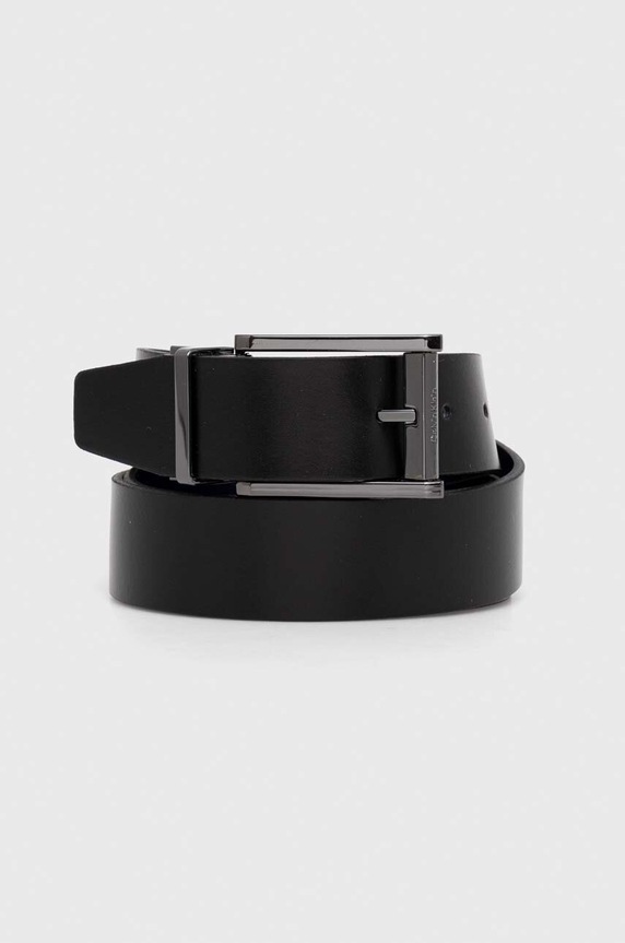 Кожен колан с две лица Calvin Klein черен K50K510931
