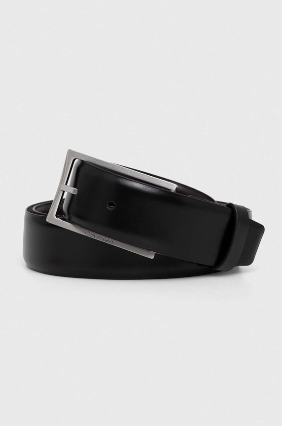 Calvin Klein kifordítható bőröv fekete K50K510936