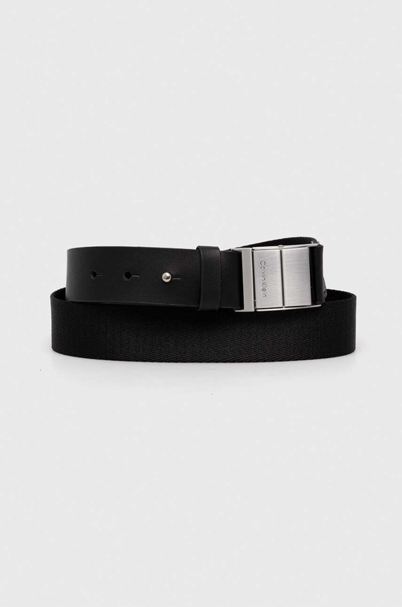 Ζώνη Calvin Klein υφασμάτινο μαύρο K50K510954
