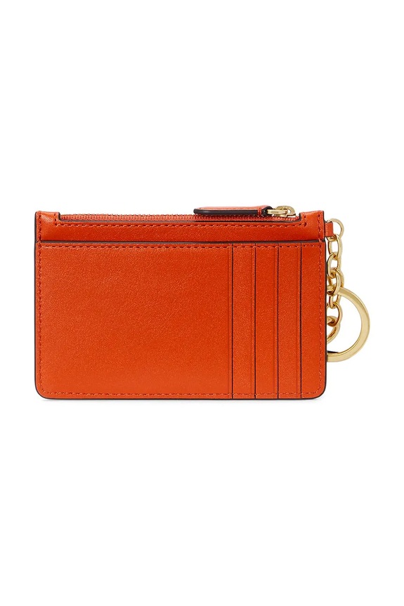 Lauren Ralph Lauren portfel skórzany 432876731 pomarańczowy SS25