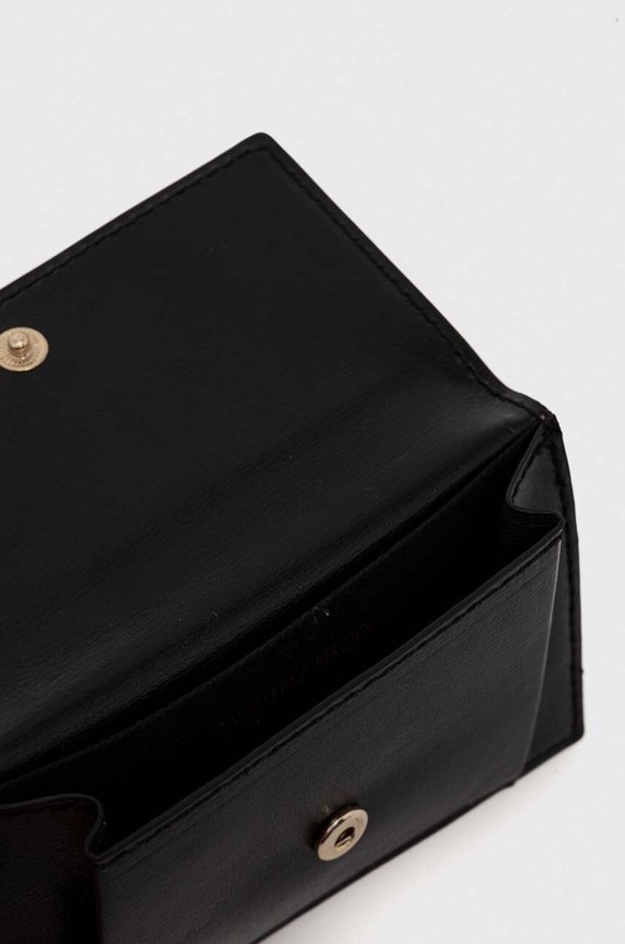 Kiegészítők By Malene Birger bőr pénztárca Q71727012Z fekete