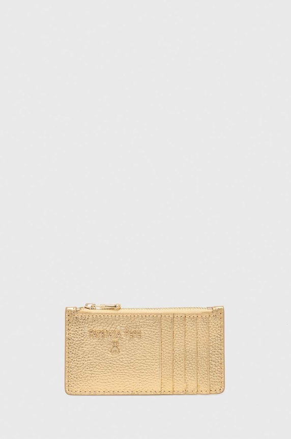 Patrizia Pepe portofel de piele piele aur CQ9105.L001