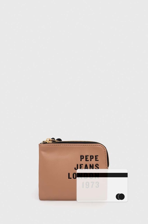 Pepe Jeans portfel beżowy PL070203.848