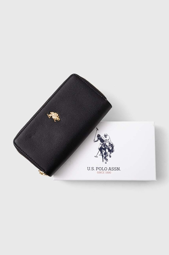 Peněženka U.S. Polo Assn. černá WIUJE6318WVP.000
