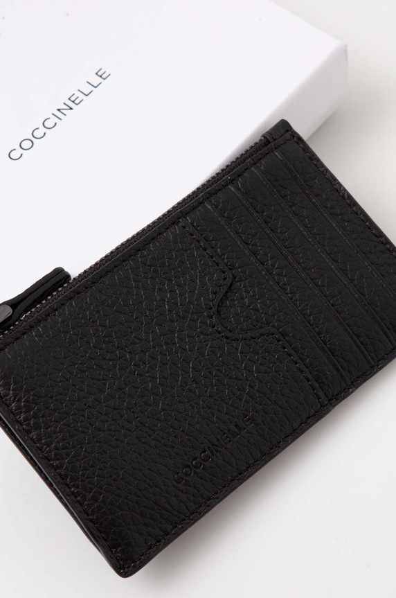 Kožená peňaženka Coccinelle čierna E2.MUK.87.02.01