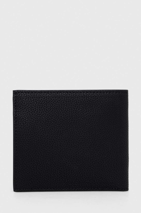 Armani Exchange portofel de piele 958098.3F892 negru AW23