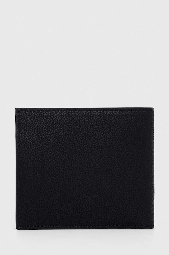 Armani Exchange portofel de piele 958098.3F892 negru AW23