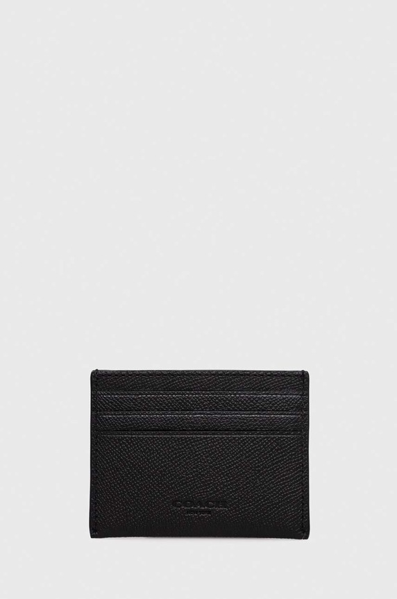 Coach portacarte in pelle CL253 nero AA00