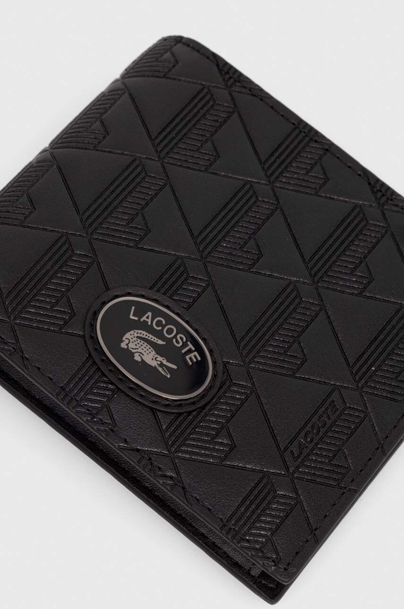 Akcesoria Lacoste portfel skórzany NH4400MR czarny
