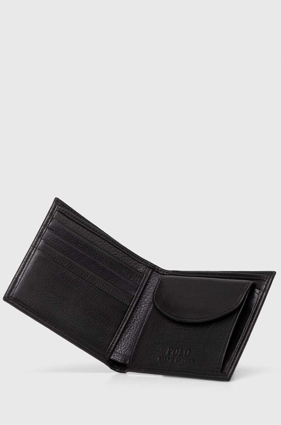 Dodaci Kožni novčanik Polo Ralph Lauren 405914235 crna