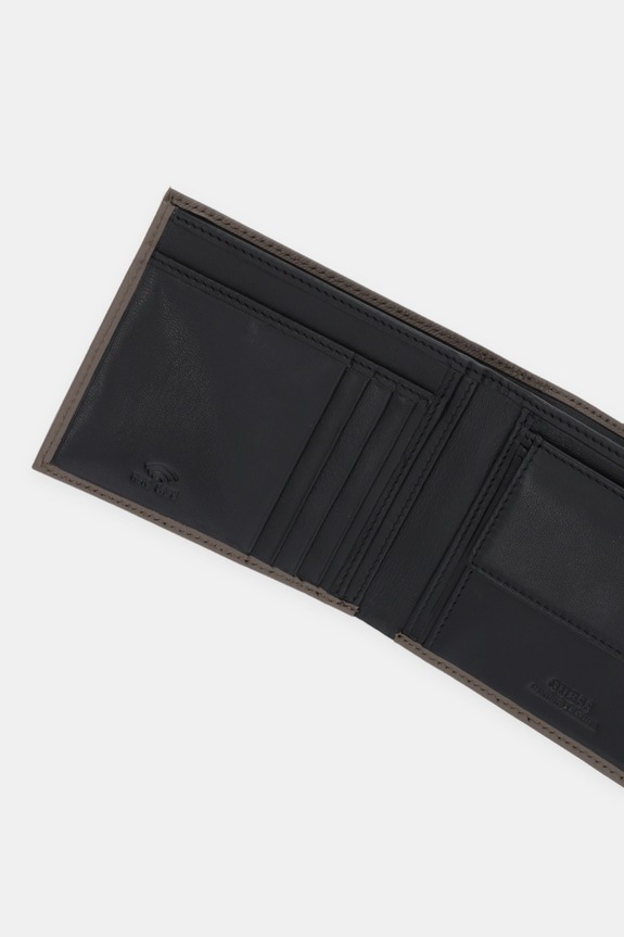 Αξεσουάρ Δερμάτινο πορτοφόλι Guess SMCSLE.LEA20 καφέ