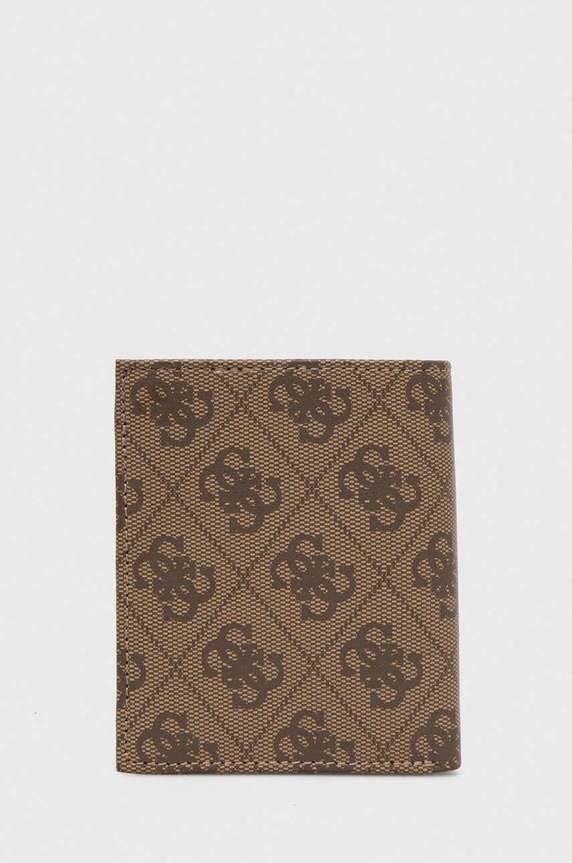 Αξεσουάρ Δερμάτινο πορτοφόλι Guess SMVELE.LEA22 μπεζ