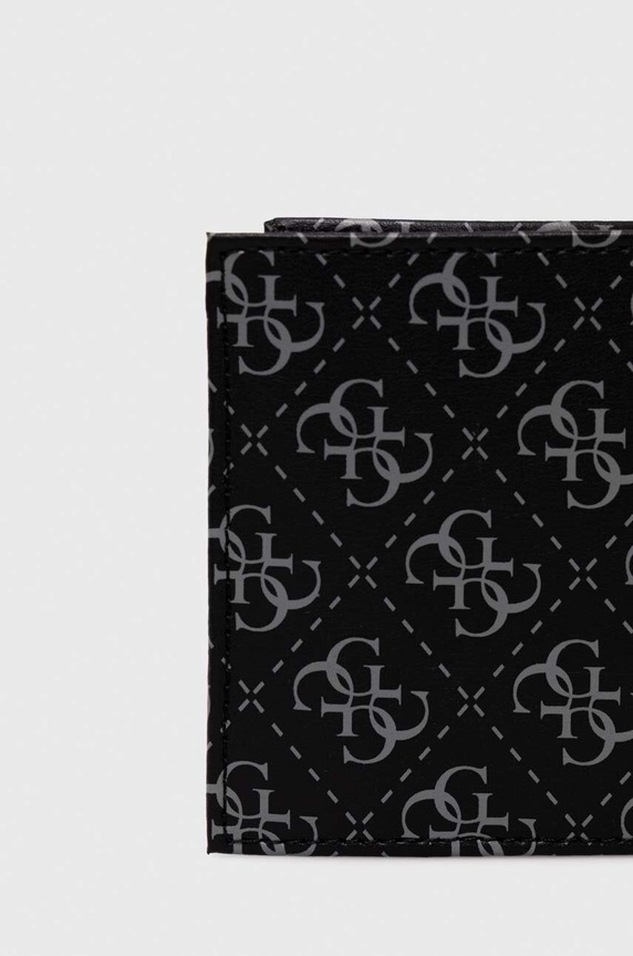 Αξεσουάρ Δερμάτινο πορτοφόλι Guess SMVELE.LEA22 μαύρο