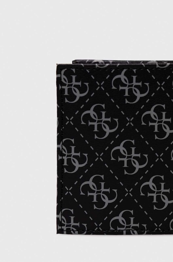 Αξεσουάρ Δερμάτινο πορτοφόλι Guess SMVELE.LEA22 μαύρο