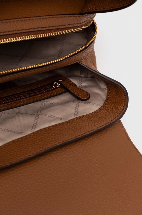 MICHAEL Michael Kors plecak skórzany 30F3G8KB2L brązowy