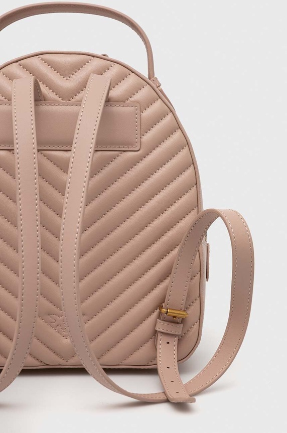 Doplnky Pinko ruksak dámsky kožený Answear Exclusive 102530.A0GK béžová