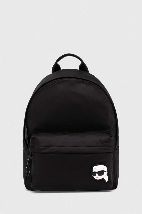 Karl Lagerfeld plecak K/IKONIK tekstylny czarny 235M3198