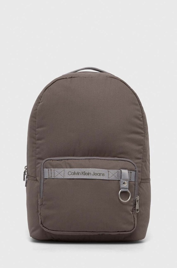 Σακίδιο πλάτης Calvin Klein Jeans υφασμάτινο γκρί K50K511043