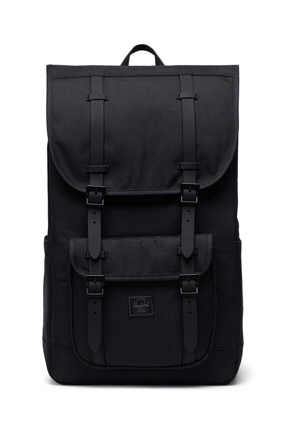 Рюкзак Herschel 11390-05881-OS Little America Backpack гладкий чорний 11390.05881.OS
