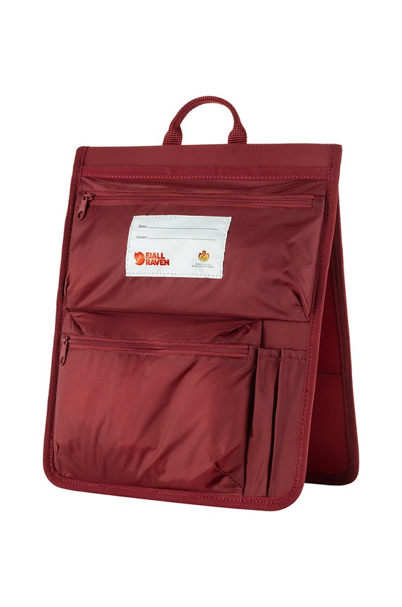 Fjallraven organizer do plecaka Kanken nie mieści A4 bordowy F23508