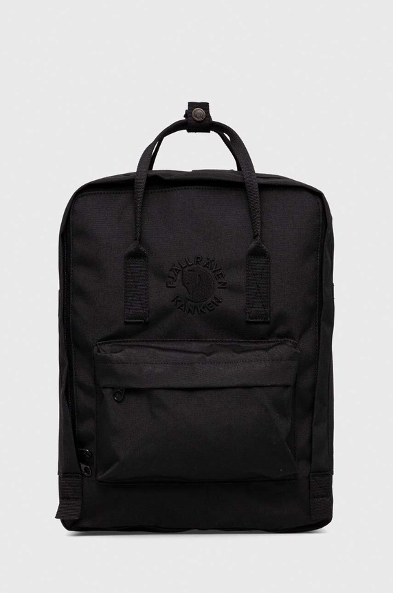 Σακίδιο πλάτης Fjallraven Re-Kanken Kanken Hip Pack υφασμάτινο μαύρο F23548