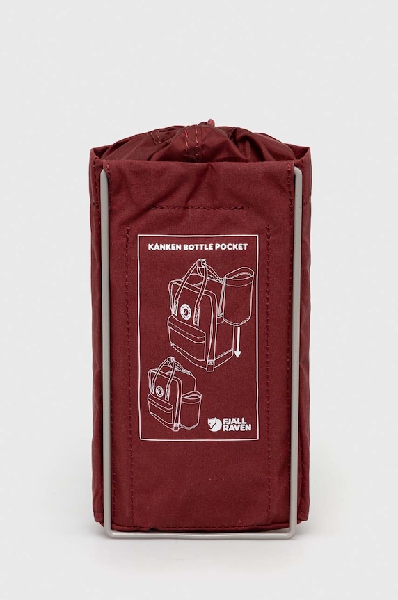 Obal na fľašu Fjallraven Kanken jednofarebný burgundské F23793