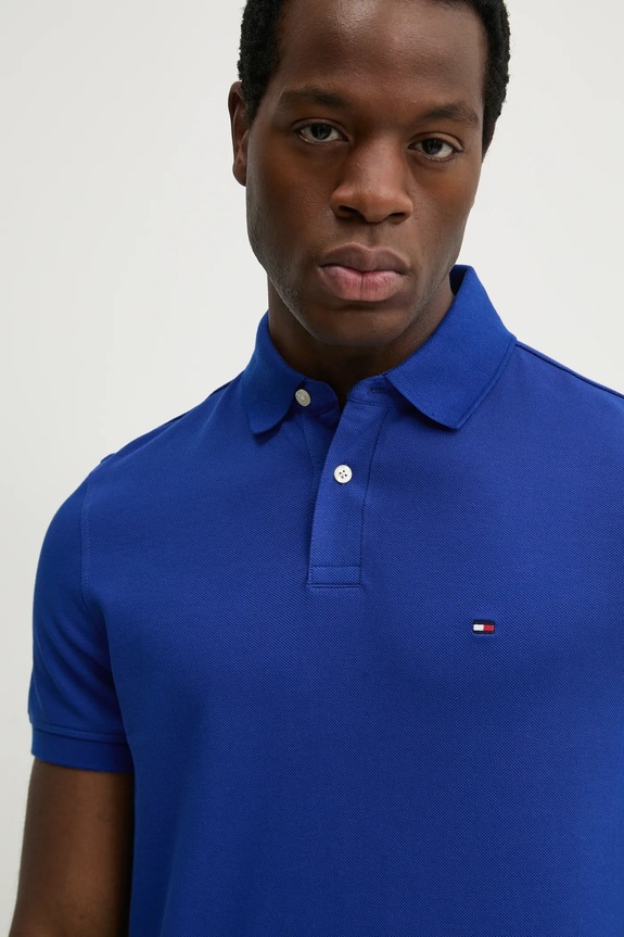 Tommy Hilfiger polo niebieski MW0MW17770