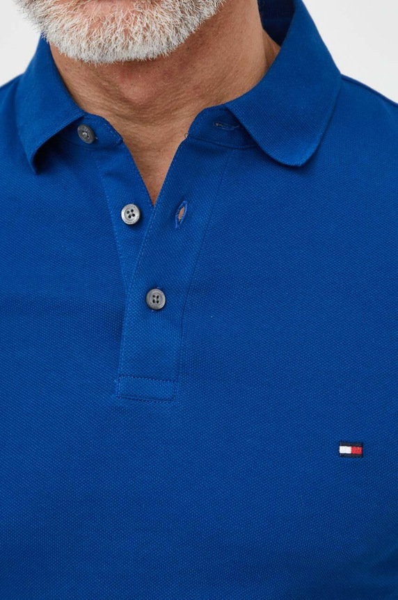 Tommy Hilfiger polo niebieski MW0MW17771