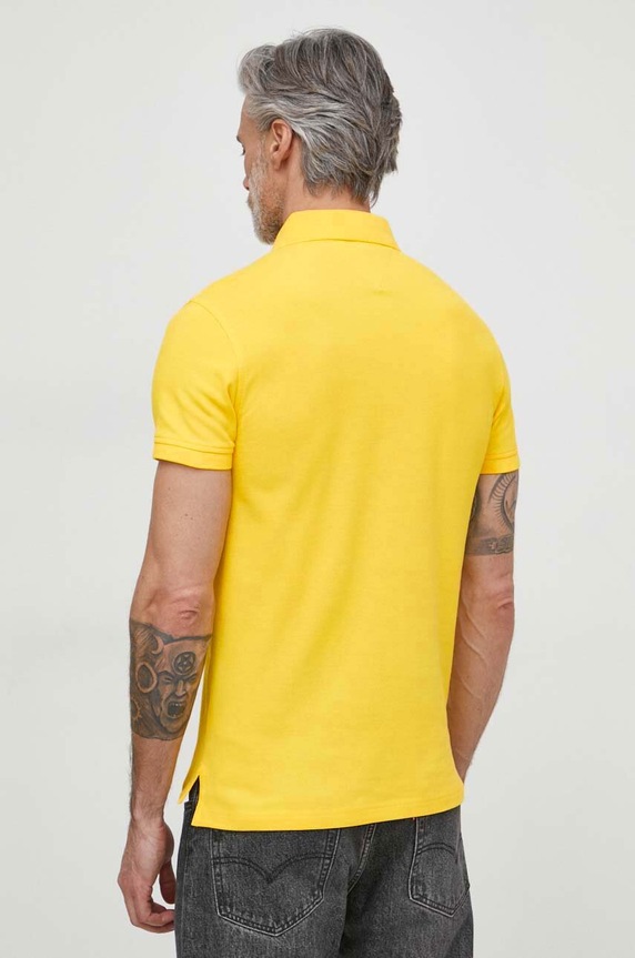 Ρούχα Πόλο Tommy Hilfiger MW0MW17771 κίτρινο