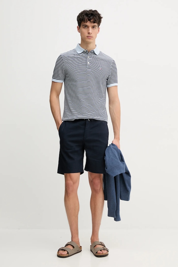 Tommy Hilfiger kardigán gyapjú keverékből MW0MW17771 kék SS26