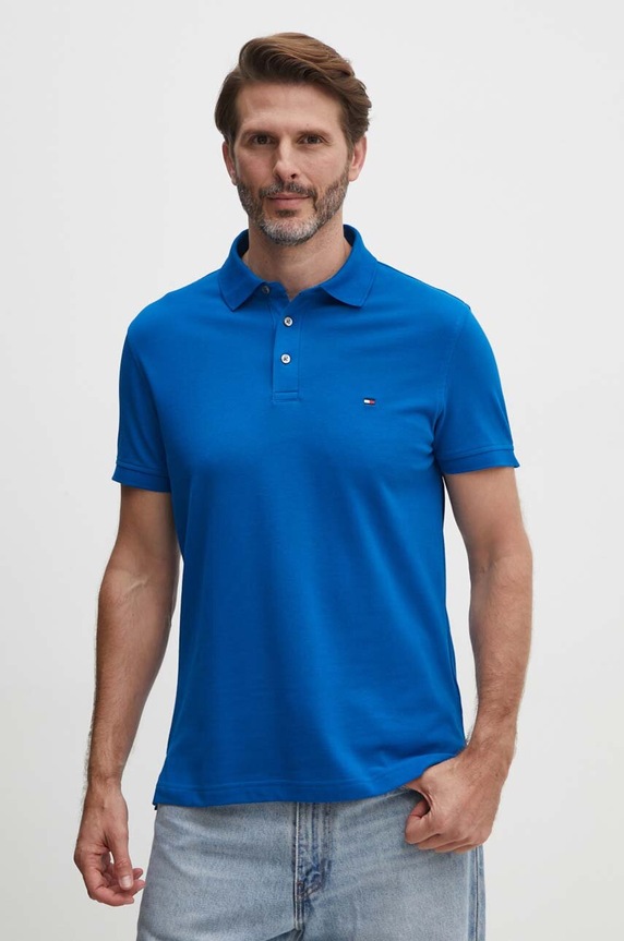 Polo majica Tommy Hilfiger plava MW0MW17771
