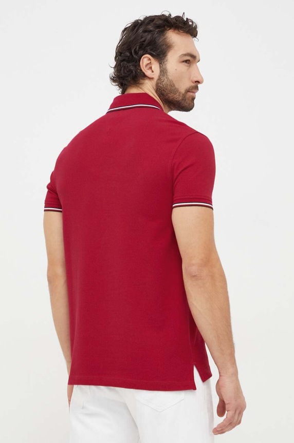 Tommy Hilfiger polo MW0MW30750 bordowy SS24