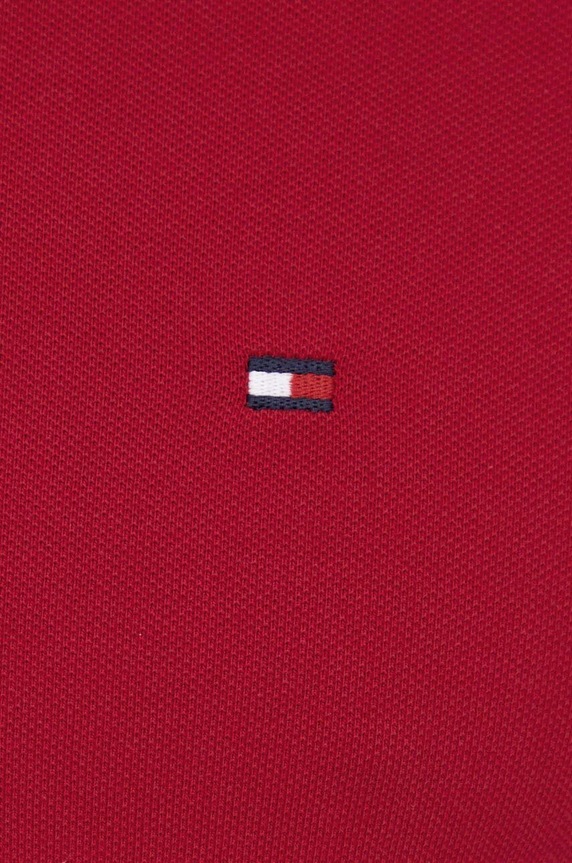 Tommy Hilfiger polo bordowy MW0MW30750