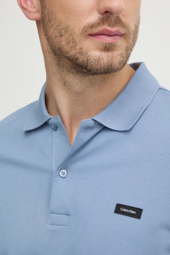 Ruházat Calvin Klein poló K10K111196 kék