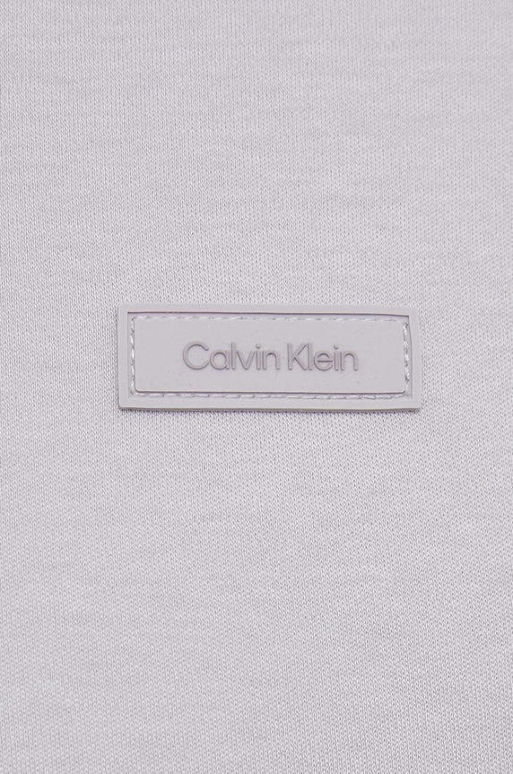 Βαμβακερό μπλουζάκι πόλο Calvin Klein γκρί K10K111657