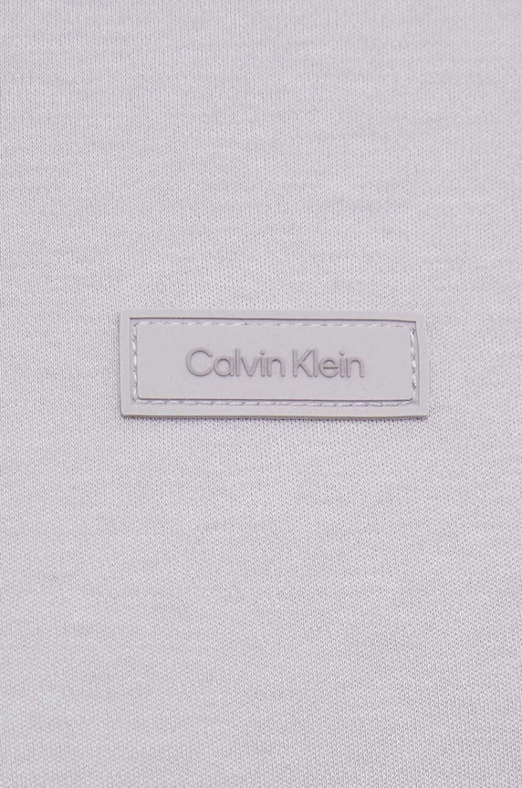 Βαμβακερό μπλουζάκι πόλο Calvin Klein γκρί K10K111657