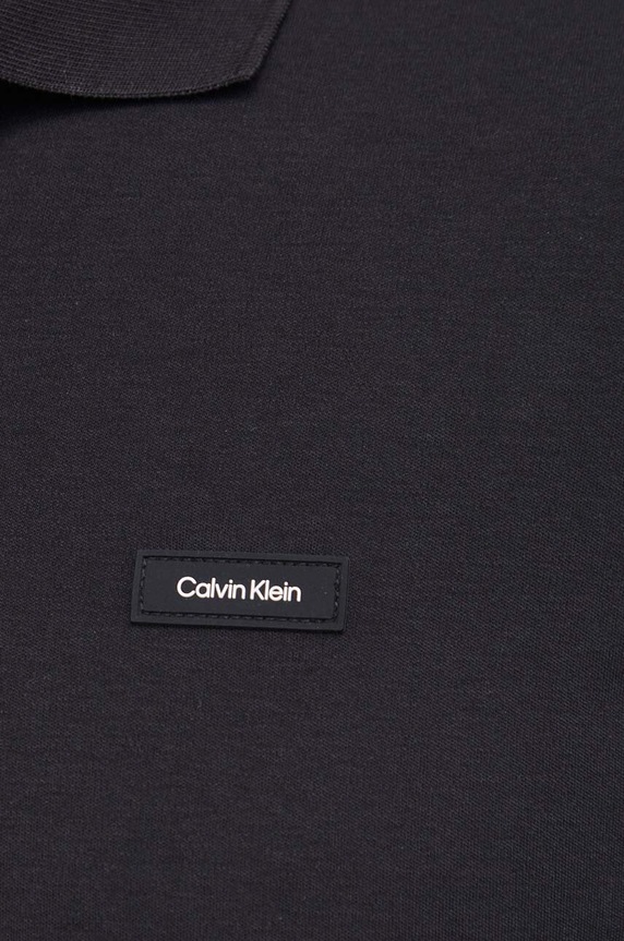Calvin Klein polo in cotone nero K10K111657