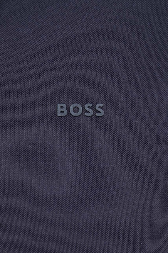 BOSS polo bawełniane Parlay 190 50494697 granatowy