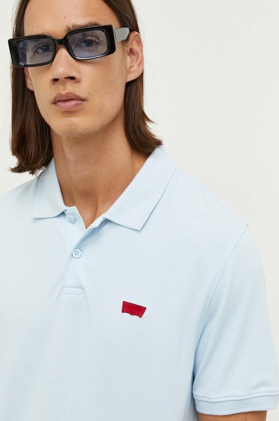 Levi's poló aplikációval kék A4842.0014