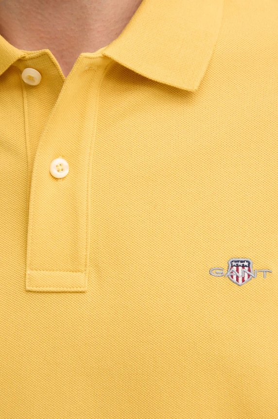 Gant polo męskie bawełniane 2210. żółty