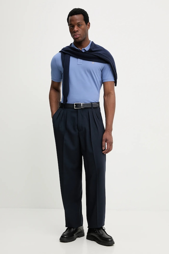 Gant polo męskie bawełniane 2210. niebieski SS26
