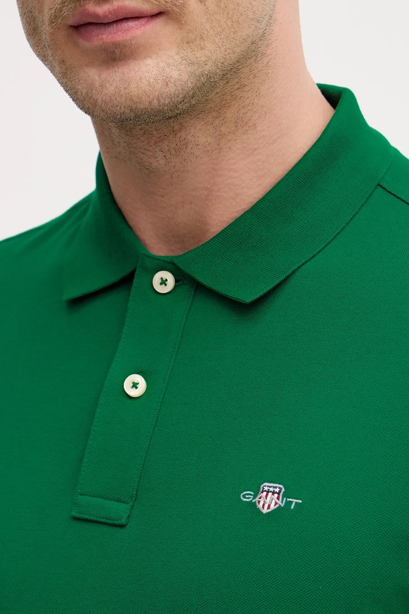 Gant polo męskie bawełniane 2210. zielony