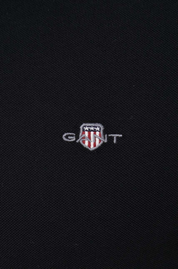 Gant polo męskie bawełniane 2210. czarny