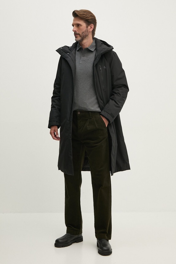 Barbour longsleeve bawełniany MML0705 szary AA00