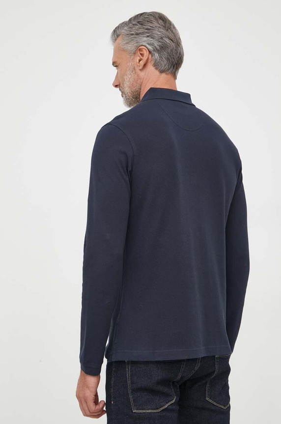 Odzież Barbour longsleeve bawełniany MML0705 granatowy