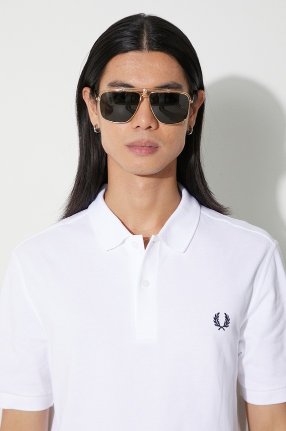 Хлопковое поло Fred Perry M6000.100 белый