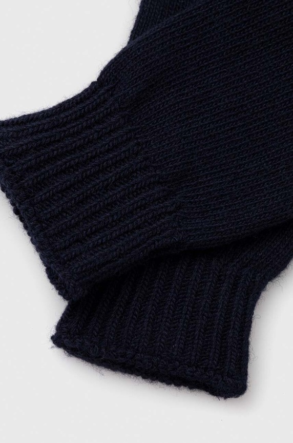 Max Mara Leisure kesztyű gyapjú keverékből 2335660136600 sötétkék AW23