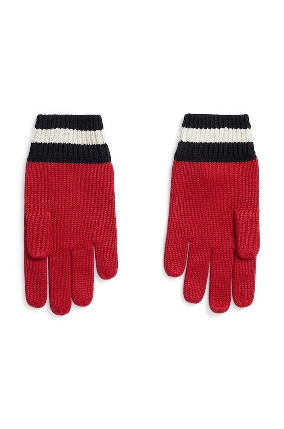 Polo Ralph Lauren rękawiczki dziecięce 323920676002 czerwony AW23