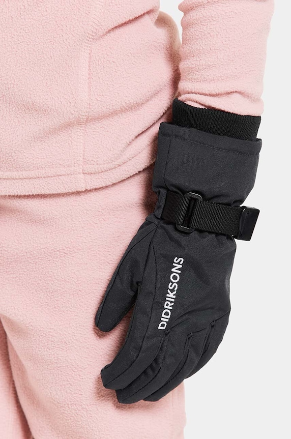 Băieți Didriksons mănuși de schi pentru copii BIGGLES GLOVES 505033 negru
