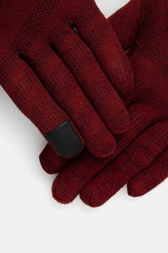 Rukavice Salewa Cristallo Merino 00.0000028514 burgundské AW25